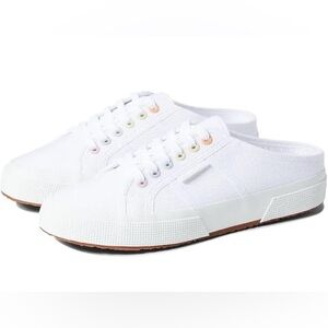 Superga Slip On White Sneakers
